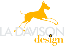 LA DAVISON Design Logo