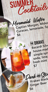 Sam and Jeff's Restaurant - Drink Menus