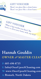 Once Upon A Cleaning - Logo, stationery like business cards and mailing labels and gift vouchers